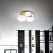 Plafoniera moderna alama abajururi sticla 3xGX53/15W, Ninfea PL3 293660 Ideal Lux