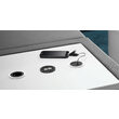 Cadru simplu custom pentru module audio-video, incastrabil, inel decorativ alb, Pix 926.010, Bachmann
