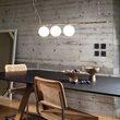 Candelabru modern alama abajururi sticla 3xG9/40W, Perline SP3 282114 Ideal Lux