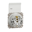 Priza simpla alba 16A, 2P+E obturatoare+capac fara surub IP44 Sedna Design, Schneider Electric SDD211024