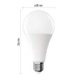 Bec LED Clasic A80, E27, lumina neutra 4000K, 20W, 2452lm, 30000 h functionare, garantie 3 ani, Emos ZQ5E83