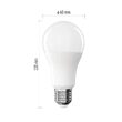 Bec LED A60, E27, lumina neutra 4000K, 13W, 1521lm, 30000 h functionare, garantie 3 ani, Emos ZQ5E63