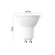 Spot LED  MR16/GU10, lumina calda 3000K, 4W, 450lm, 30000 h functionare, garantie 3 ani, Emos ZQ8E22