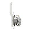 Priza simpla alba 16A 2P+E obturatoare+capac fara surub Sedna Design, Schneider Electric SDD111024