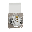 Priza simpla alba 16A 2P+E obturatoare+capac fara surub Sedna Design, Schneider Electric SDD111024