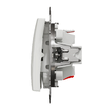 Intrerupator cruce alb 10AX Sedna Design, Schneider Electric SDD111107