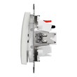 Intrerupator alb jaluzele blocare electrica 10AX Sedna Design, Schneider Electric SDD111104