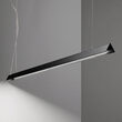 Lustra moderna neagra LED 20W/1700lm/3000K, V-LINE SP 275376 Ideal Lux