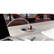 Priza dubla Schuko, incastrabila, otel inoxidabil, Twist 931.000, Bachmann