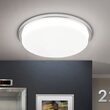 Plafoniera Lerox moderna LED 36W/2600lm/3000K, DL 7-670/40 CHROM/opal-matt Orion