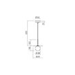 Lustra moderna Plato aurie abajur sticla 1xG9/10W, Plato 01-2727 Redo