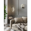 Lustra LED moderna negru mat+alama 20W/2565lm/3000K D64, Atom 01-3107 Smarter