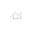 Aplica moderna il. indirect negru mat LED 1W/3000K-4000K, Stealth 01-3219 Redo