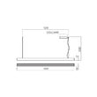 Lustra Cityline nichel LED 35W/2726lm 2700K/3000K, Cityline 01-4244 Redo