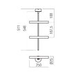 Plafoniera moderna negru mat LED 14.6W/1319lm/2700K, Praxi 01-4267 Redo