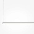 Lustra LED moderna Halo neagra abajur alb L120cm 16W, Maytoni