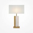 Veioza moderna Bianco alama abajur alb L45cm, Maytoni