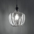 Lustra moderna fume abajur sticla 1xE27/60W, Lord SP1 263649 Ideal Lux