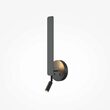 Aplica LED moderna Combo neagra abajur alb L15cm 11W, Maytoni
