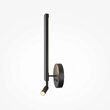 Aplica LED moderna Combo neagra abajur alb L15cm 11W, Maytoni