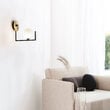 Aplica cu look industrial abajur sticla 1xG9/15W, BIRDS AP1 273655 Ideal Lux
