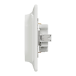 Priza dubla alba 16A 2P+E obturatoare Sedna Design, Schneider Electric SDD311221