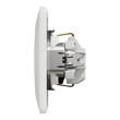 Priza simpla alba 16A 2P+E obturatoare+rama decorativa Sedna Design, Schneider Electric SDD311021