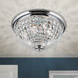 Plafoniera cristal clasica crom Plafond 6xE27/40W, DLU 1840/47 CHROM Orion
