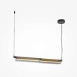 Lustra LED moderna Flat neagra abajur gri L12cm 20W, Maytoni