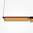 Lustra LED moderna Flat neagra abajur chihlimbar L12cm 20W, Maytoni