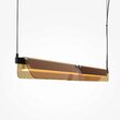 Lustra LED moderna Flat neagra abajur chihlimbar L12cm 20W, Maytoni