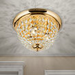 Plafoniera cristal clasica aurie Plafond 3xE27/40W, DLU 1840/35 GOLD Orion
