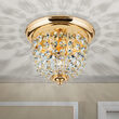 Plafoniera cristal clasica aurie Plafond E27/40W, DLU 1840/26 GOLD Orion