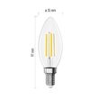 Bec LED filament lumanare, E14, lumina calda 2700K, 5.9W, 806lm, 25000 h functionare, garantie 3 ani, Emos ZF3D42