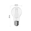 Bec LED filament A60, E27, lumina neutra 4000K, 7W, 1060lm, 25000 h functionare, garantie 3 ani, Emos ZF5D53