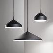 Lustra moderna neagra 1xE27/60W, YURTA SP1 D50 281582 Ideal Lux