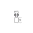 Spot alb Kato orientabil GU10/35W alb mat, 01-1306 Smarter
