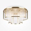 Plafoniera moderna Frame aurie abajur transparent Ø65cm, Maytoni