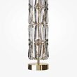 Lampadar cristal transparent modern Puntes auriu Ø20cm, Maytoni