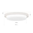 Plafoniera Lerox moderna LED 21W/1300lm/3000K DL 7-668/20 WEISS/opal-matt Orion