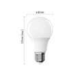 Bec LED Clasic A60, E27, lumina calda 3000K, 9.4W, 806lm, 20000 h functionare, garantie 2 ani, Emos ZL5F42
