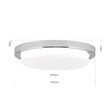 Plafoniera Lerox moderna LED 21W/1300lm/3000K DL 7-668/20 CHROM/opal-matt Orion