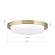 Plafoniera Lerox moderna LED 21W/1300lm/3000K, DL 7-668/20 PATINA/opal-matt Orion