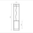 Lustra moderna neagra, stil industrial, 1xE27/60W, H140, Paa 9032, Dohar