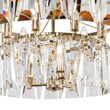 Lustra cristal transparent moderna Puntes aurie Ø68cm, Maytoni