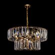 Lustra cristal transparent moderna Puntes aurie Ø68cm, Maytoni