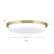Plafoniera Lerox moderna LED 29W/2100lm/3000K, DL 7-669/30 PATINA/opal-matt Orion