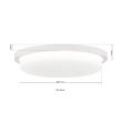 Plafoniera Lerox moderna LED 29W/2100lm/3000K, DL 7-669/30 WEISS/opal-matt Orion