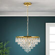 Lustra cristal moderna Celeste 9xG9/40W, HL 6-1806/9 GOLD, Orion
