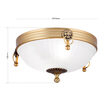 Plafoniera clasica Rocca 2xE27/60W, DL 7-522/31 BRONZE Orion